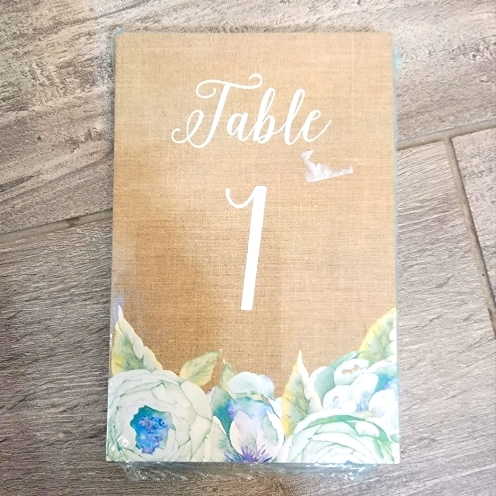 New 25 Table Numbers 4x6